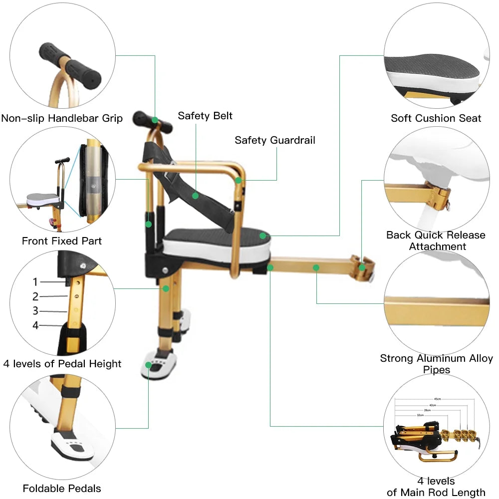 Mountain Bike Front Mounted Child Seat L5123