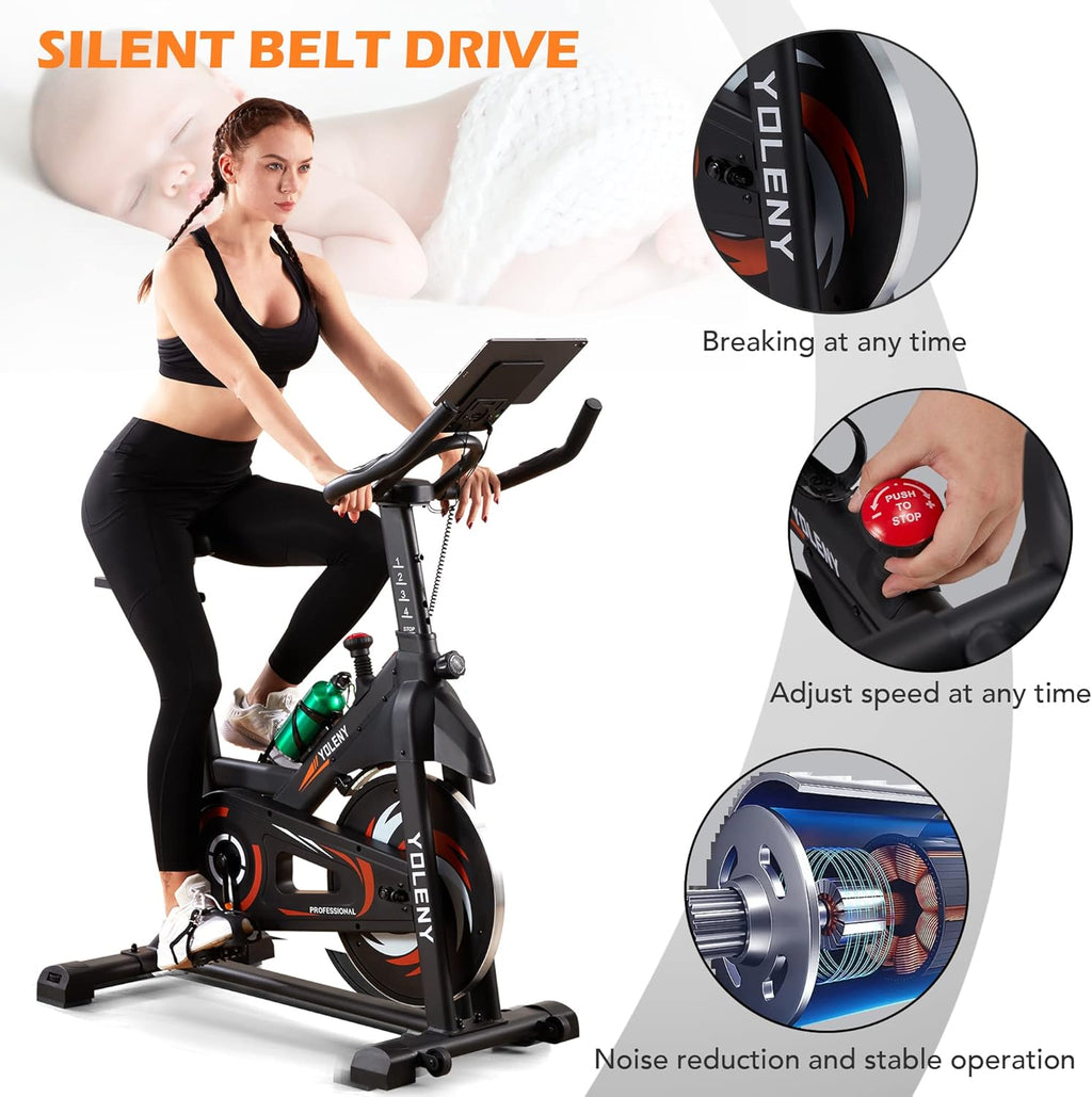 Exercise Bike with Magnetic Resistance and Digital Monitor P7798
