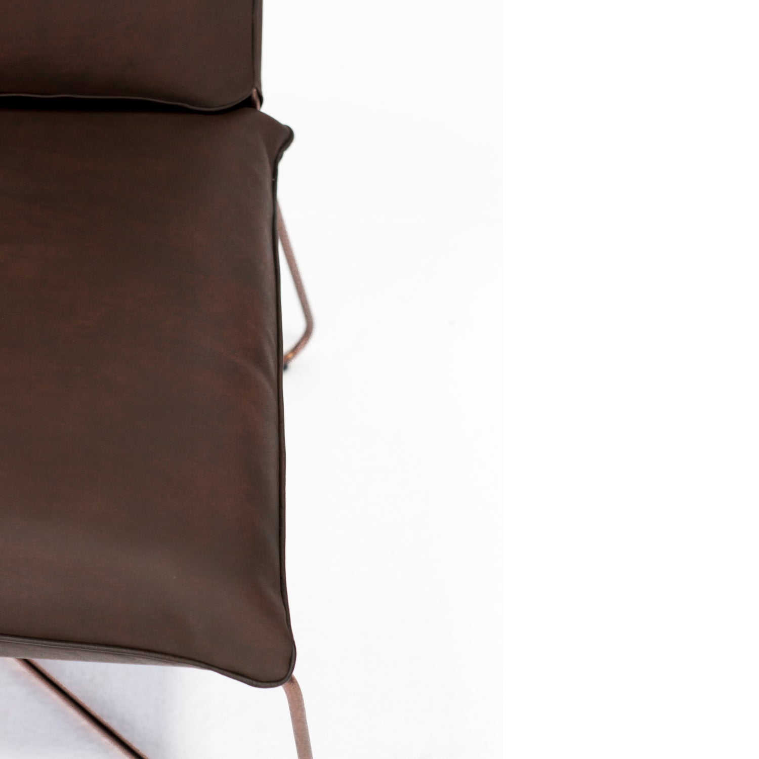 Dark Brown Leather Lounge Chair C2772