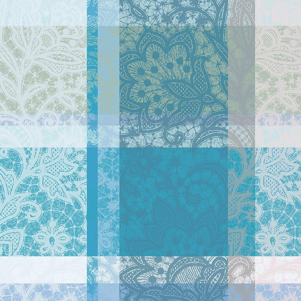 Turquoise Cotton Tablecloth Z160