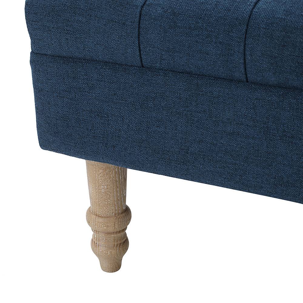 Tufted Club Chair in Dark Blue B7452