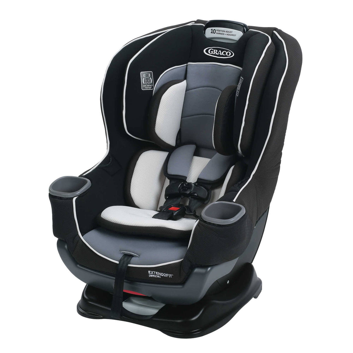 Black/Grey Convertible Car Seat G641620