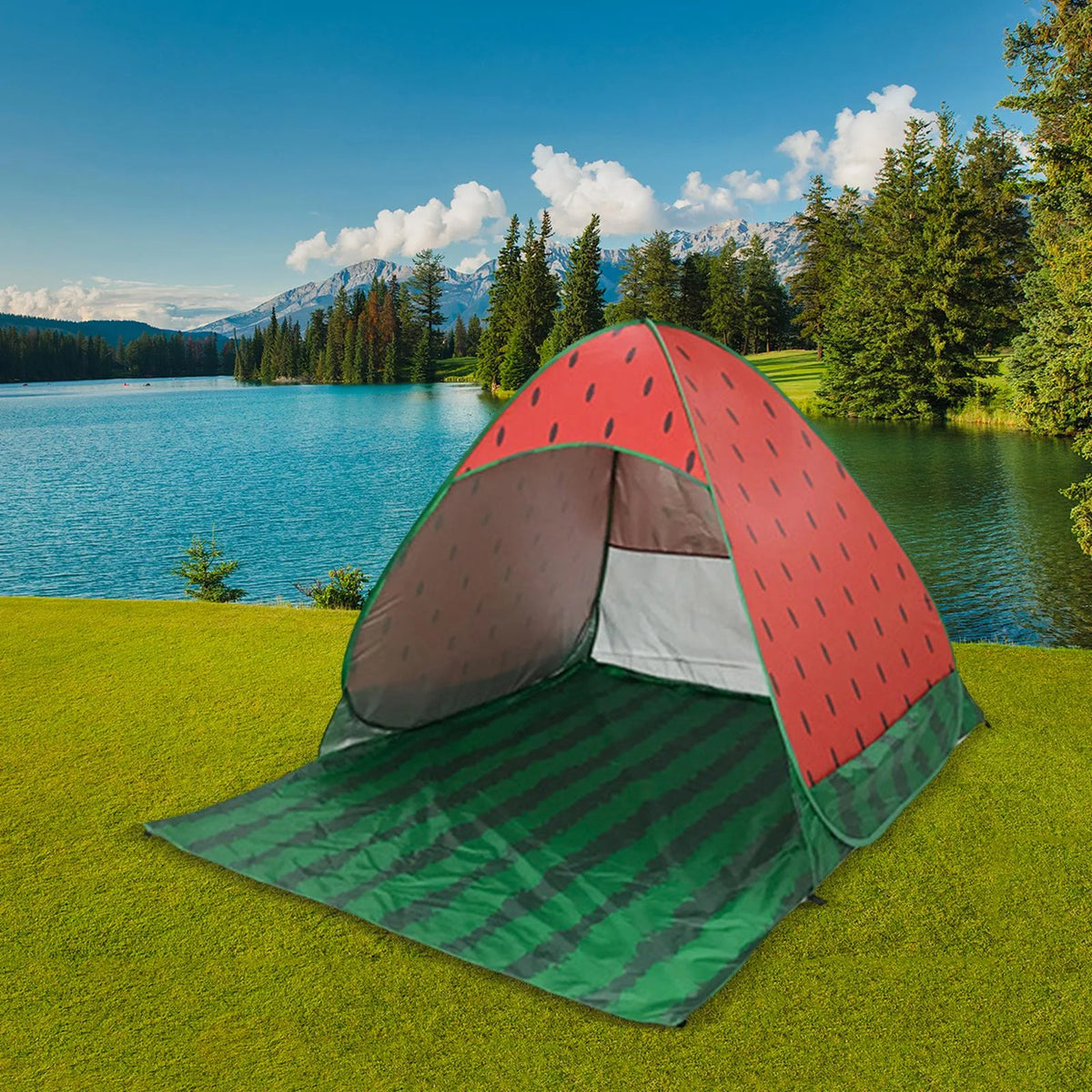 Red XL Beach Sun Protection Camping Tent G29222
