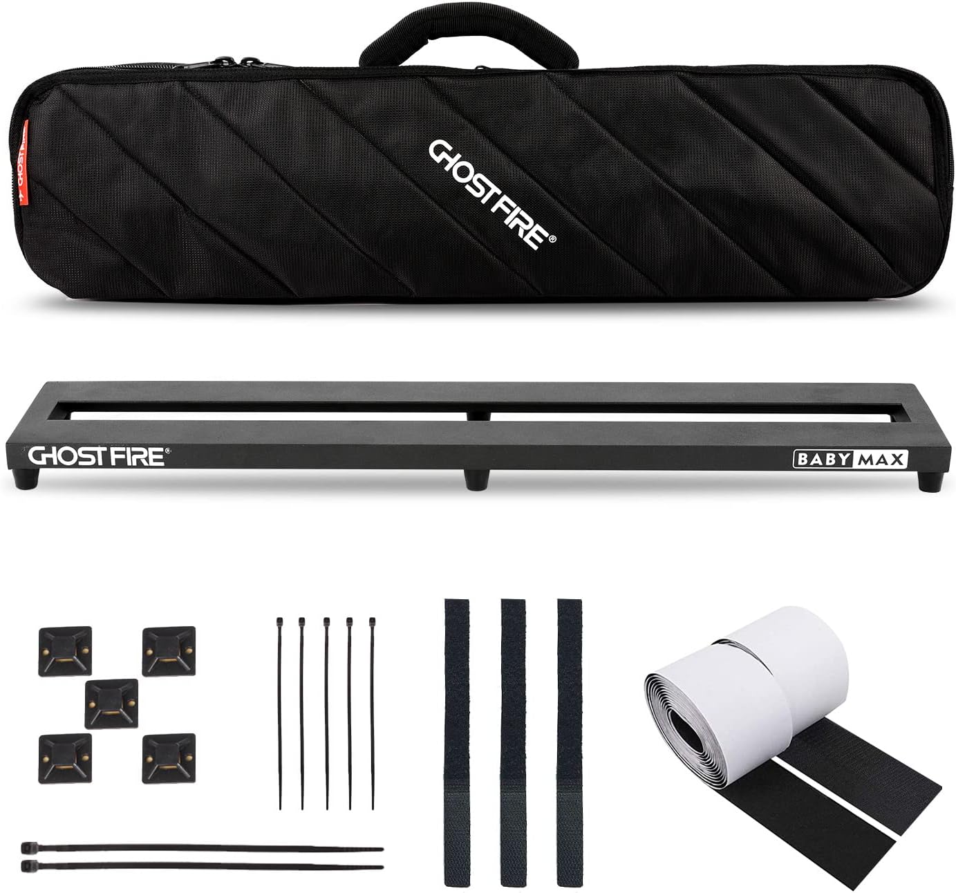 Aluminum Alloy Effect Pedalboard with Carry Case E660890