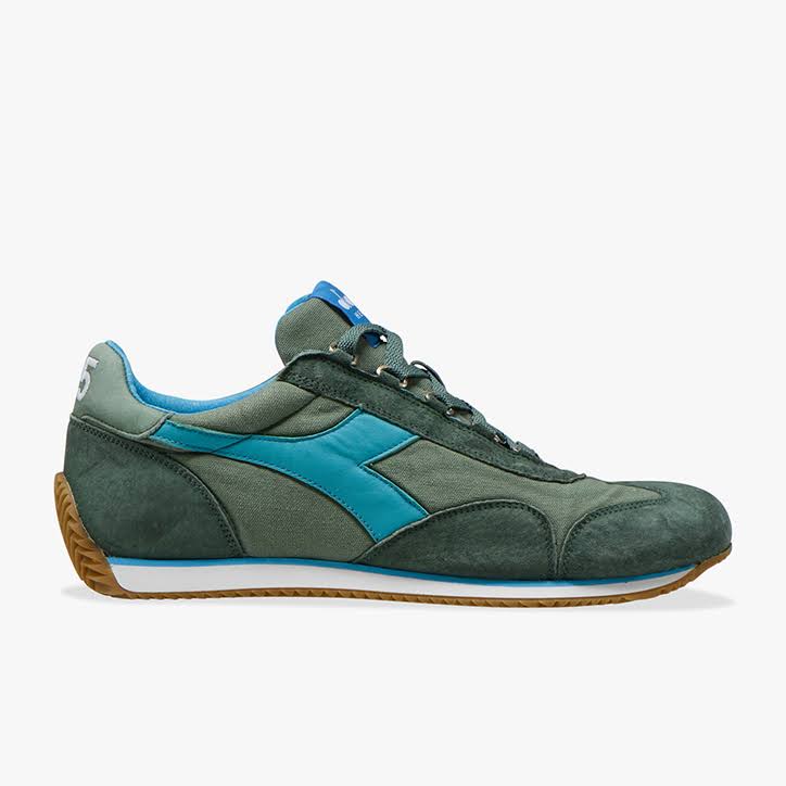 Stone Wash Green Canvas Shoes T673
