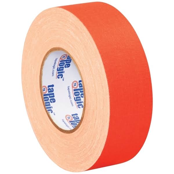Fluorescent Orange 11 Mil Gaffers Tape 2 x 22 x 60 Yard Roll W8168