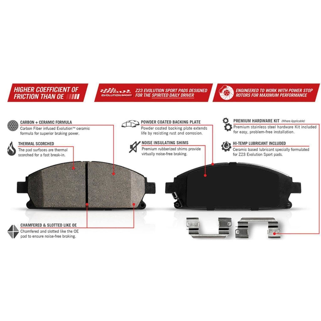 Front Z23 Evolution Sport Brake Kit F4823