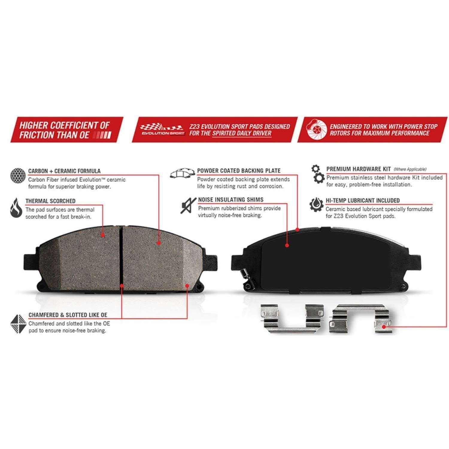 Front Z23 Evolution Sport Brake Kit F4823