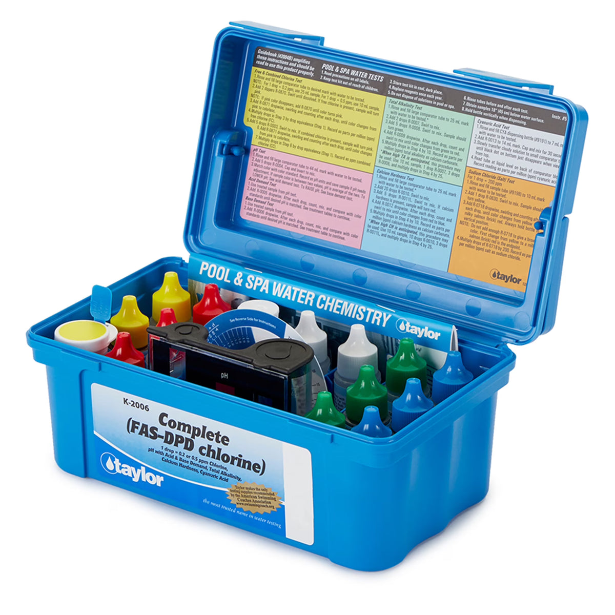 Complete Swimming Pool Water Test Kit Chlorine pH Alkalinity Y165