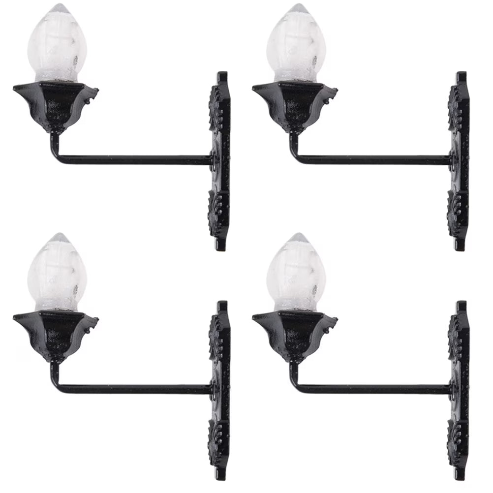 5 Pcs Dollhouse Wall Light Vintage Decor D8292