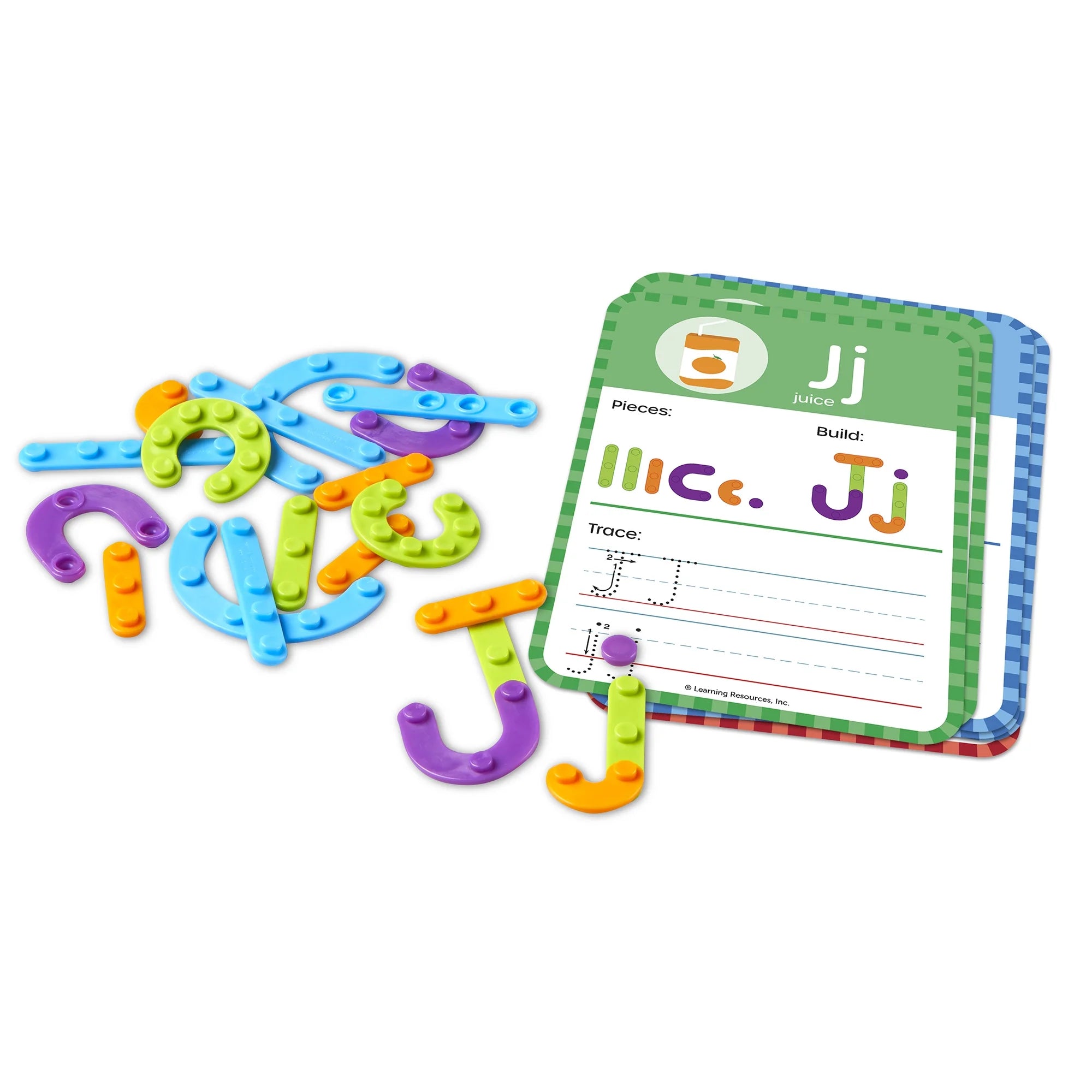 Kindergarten Letter & Number Maker - 60 Pieces Math Games C131435