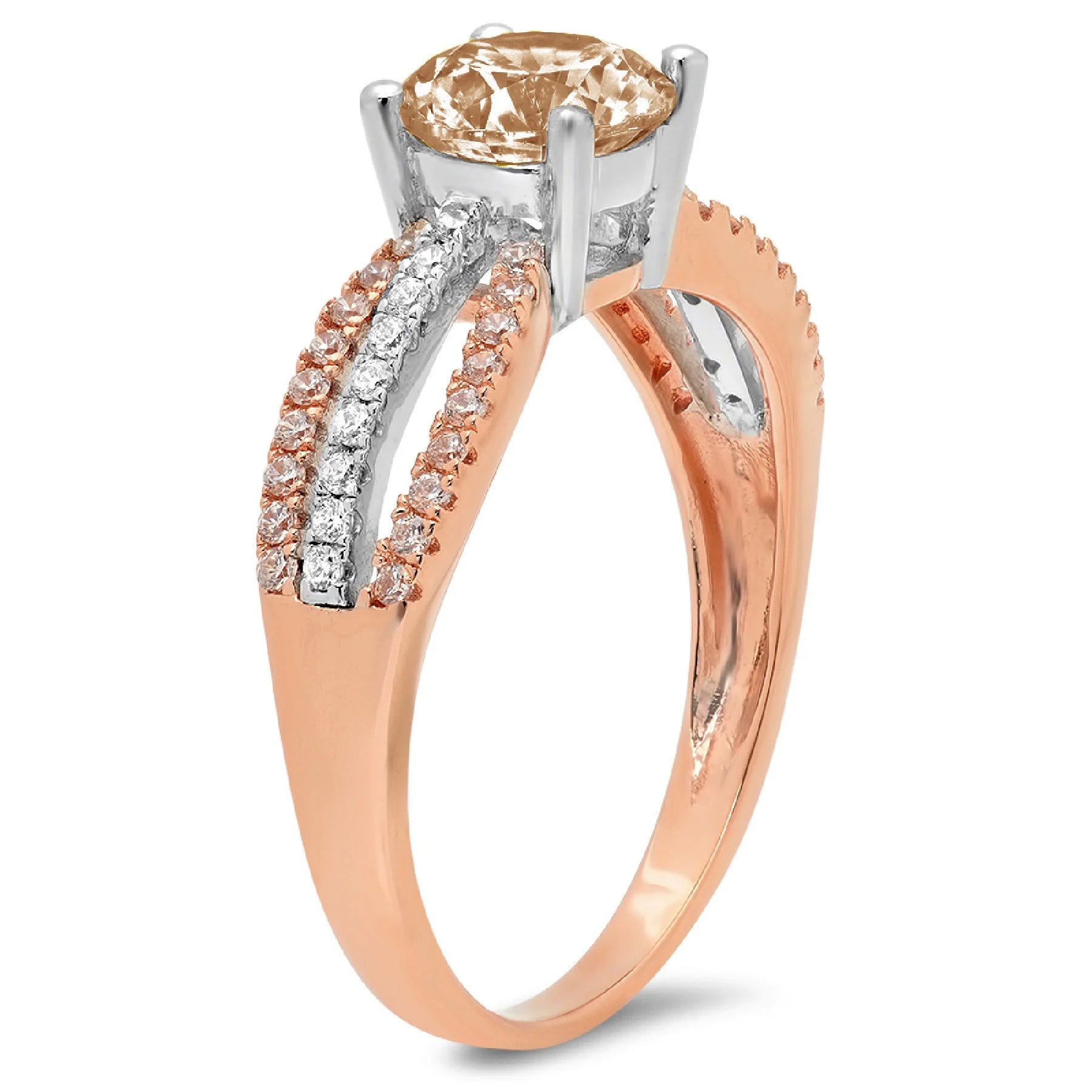 18k White Rose Gold Engagement Ring P285171