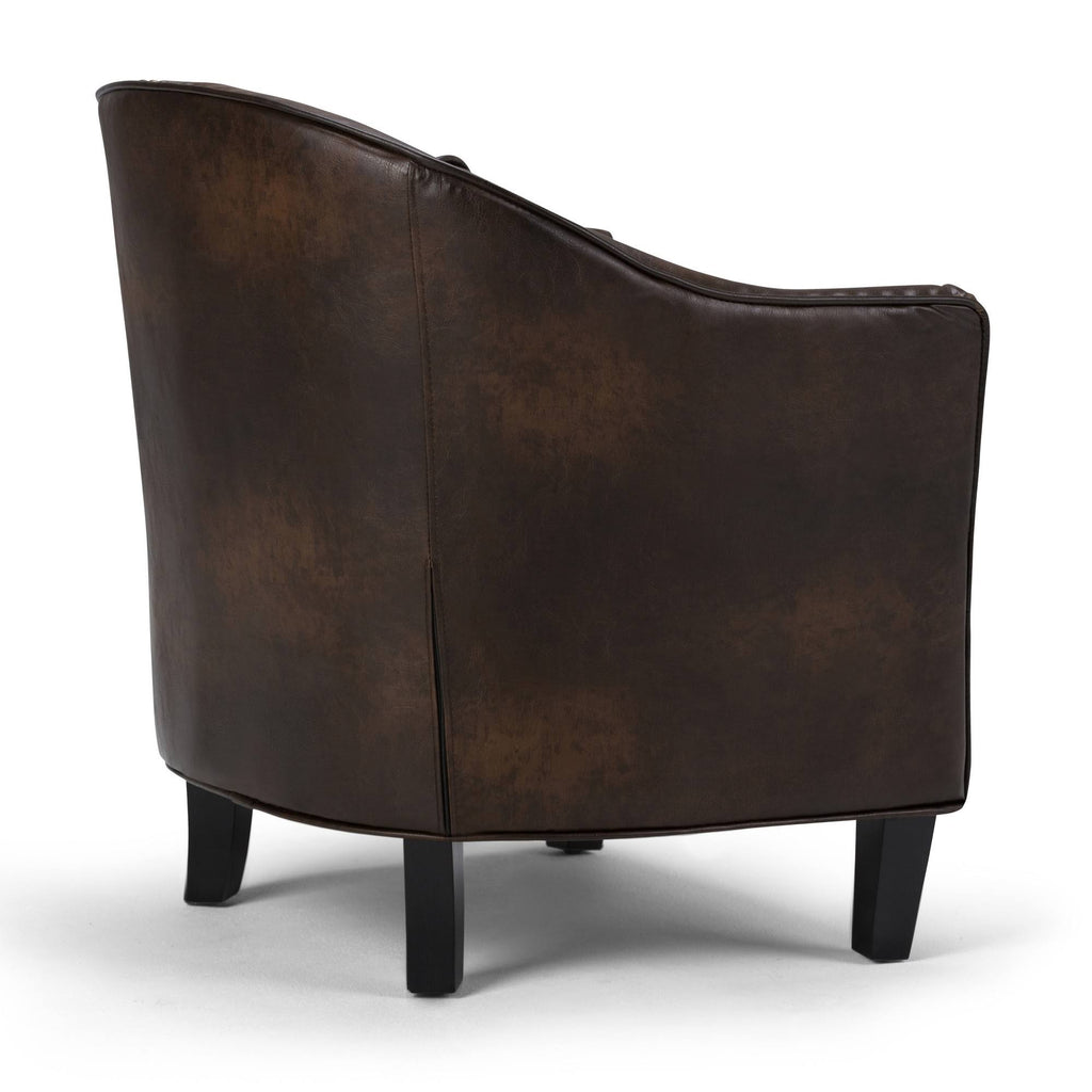 Bonded Leather Tub Chair L29802