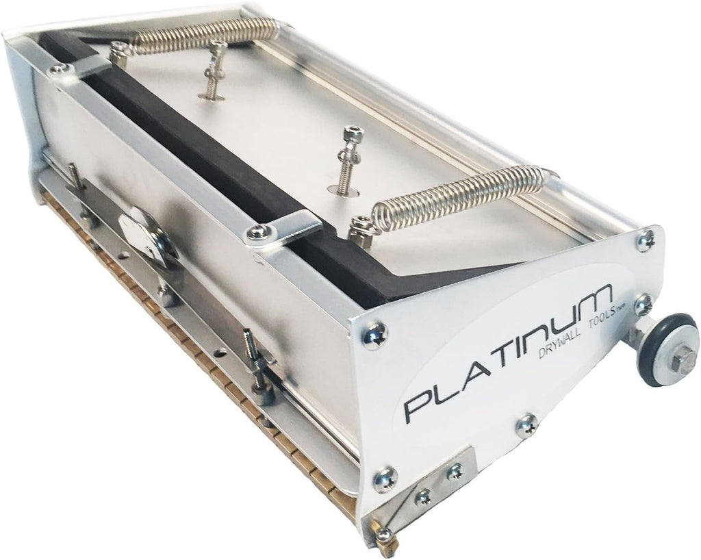 Platinum Drywall 10"/12" Flat Box Finishing Combo w/Handle, Compound Pump, Metal Banjo Taper & Corner Roller w/Handle A493
