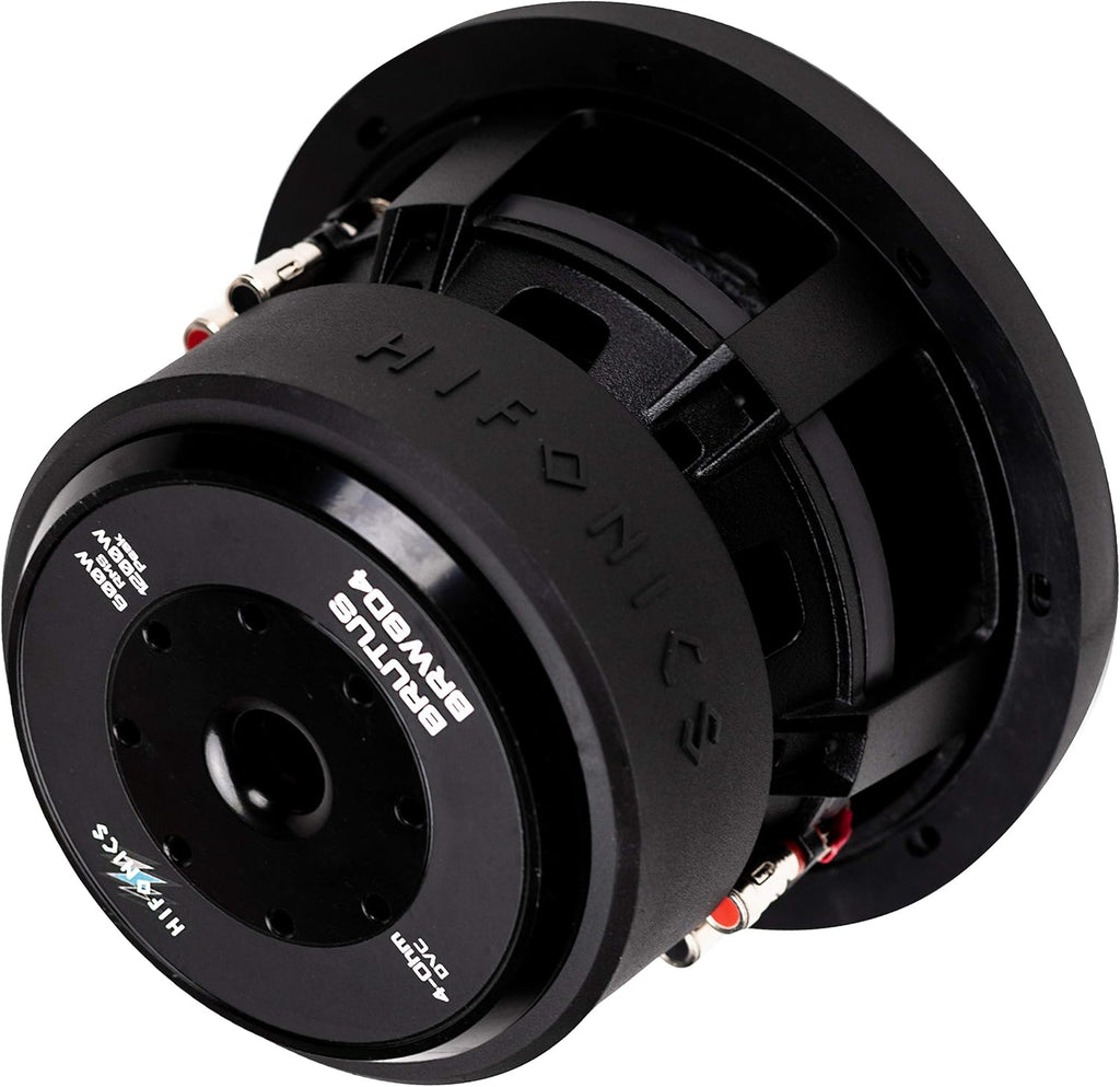 2 x 8 Inch Dual 4 Ohm Car Audio Subwoofer with Aluminum Die-Cast Basket K504183