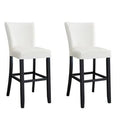 White Bar Stool (Set of 2) W7479