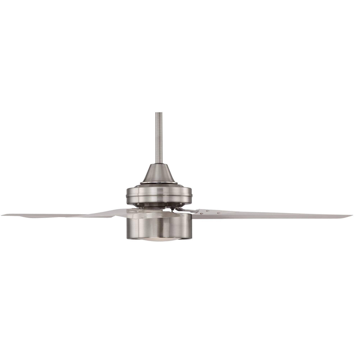 Brushed Nickel Indoor Ceiling Fan with Light LED Remote Control Z335701