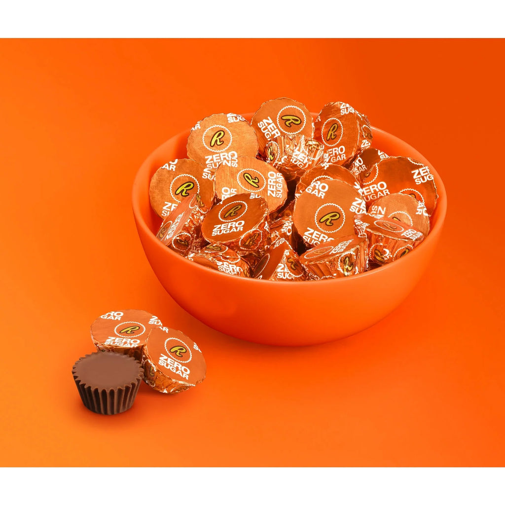 Zero Sugar Peanut Butter Cups Candy, Bag 5.1 oz F306936