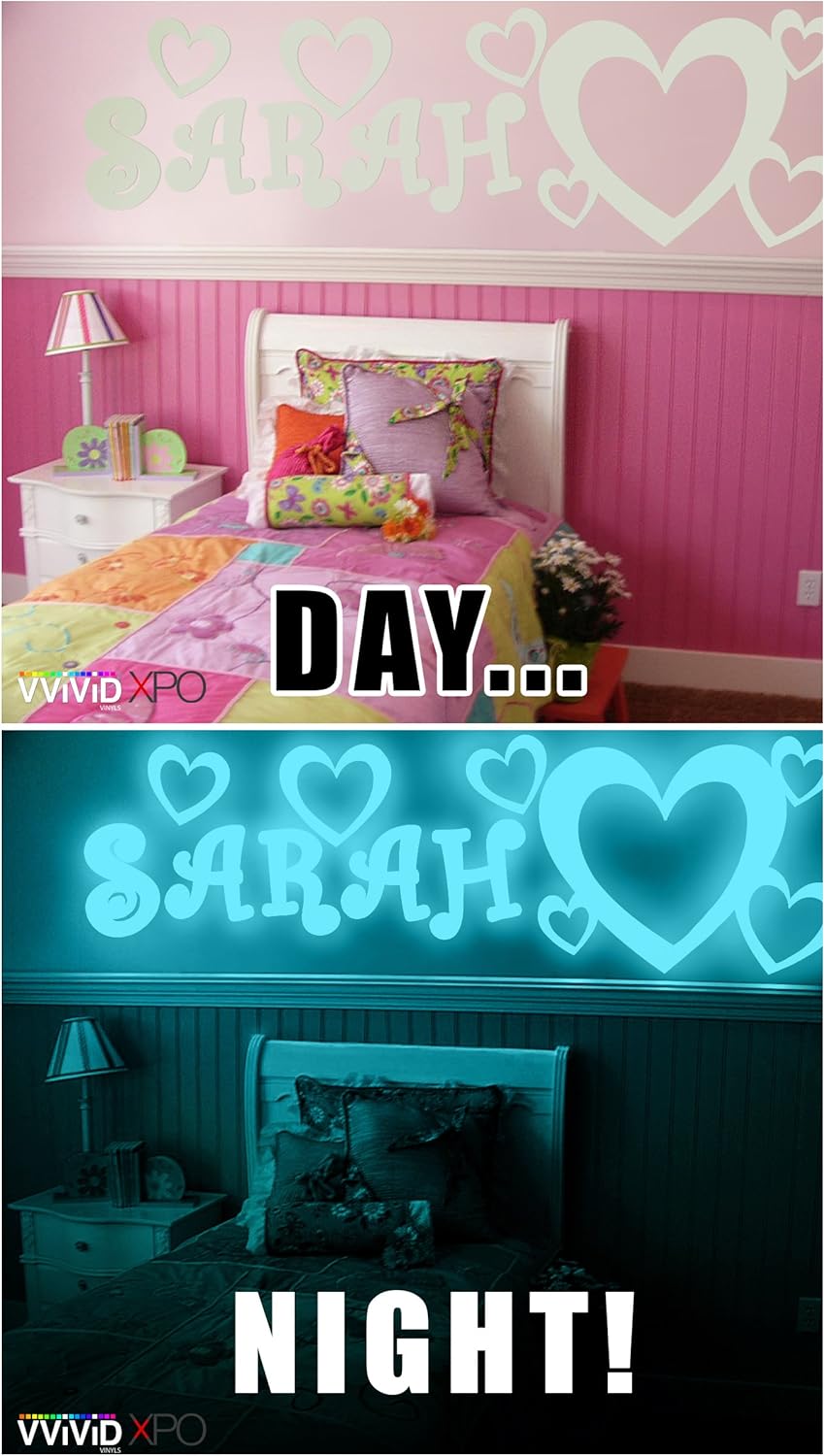 Glow in The Dark Vinyl Wrap Adhesive Film Sheet (10ft x 5ft) D36187