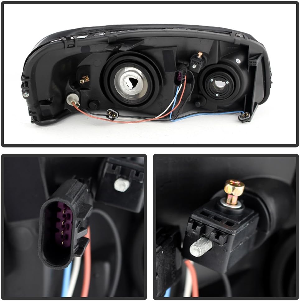 Black Headlights Driver and Passenger Side I58932