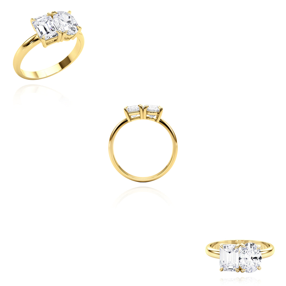 18K Yellow Gold Engagement Ring G17774