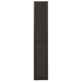 Brown 15x71 Louver Shutter Pair (Vinyl) W2476