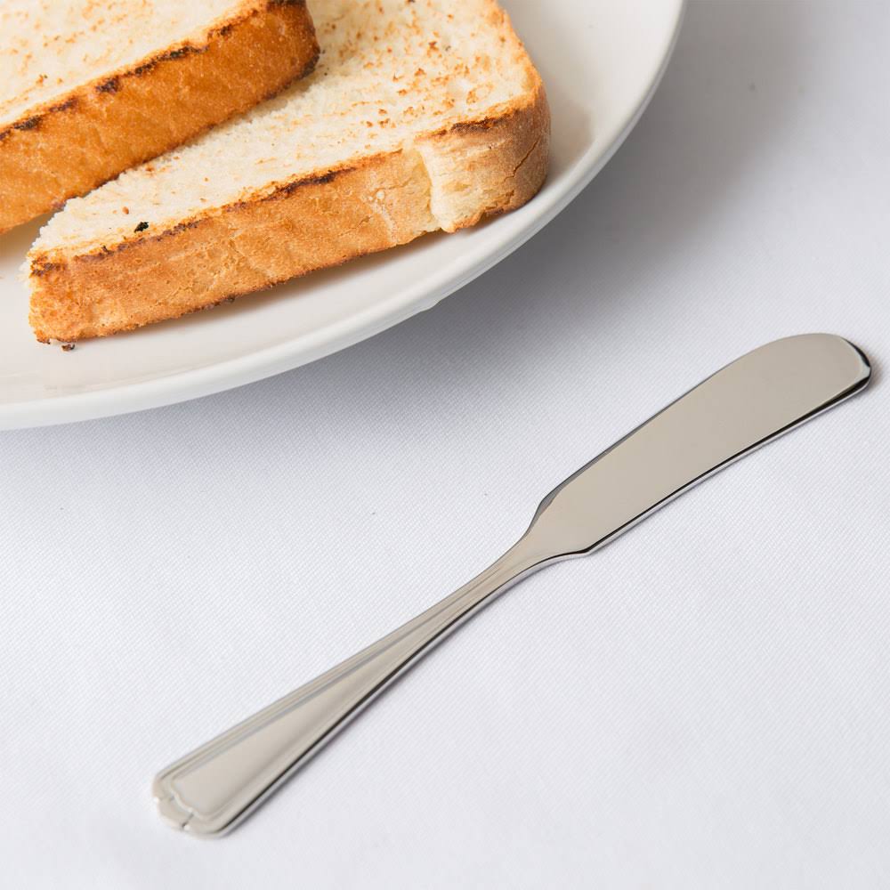 18/0 Stainless Steel Butter Spreader - 36/Case P652481