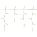 500-Count Warm White LED Dome Icicle Christmas Lights C3886