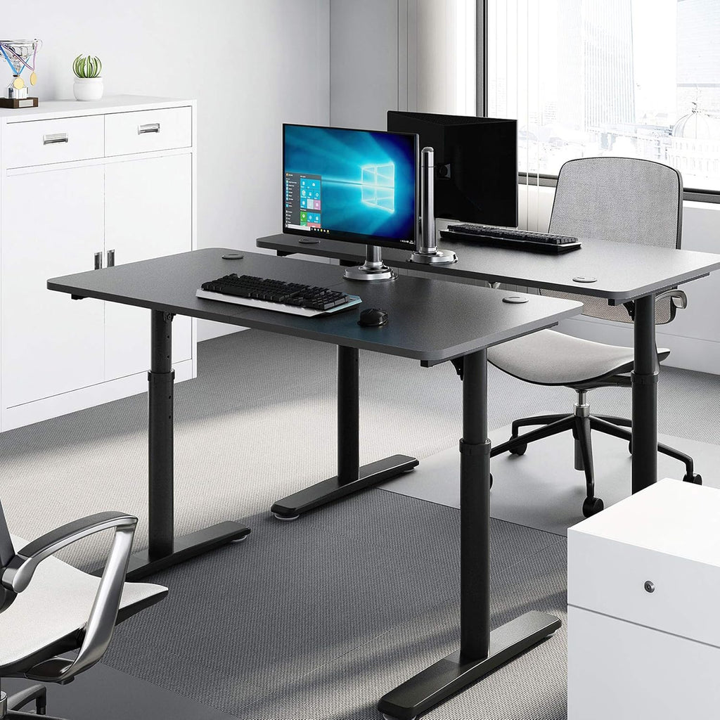 Adjustable Computer Desk 47 Inch Black K2159
