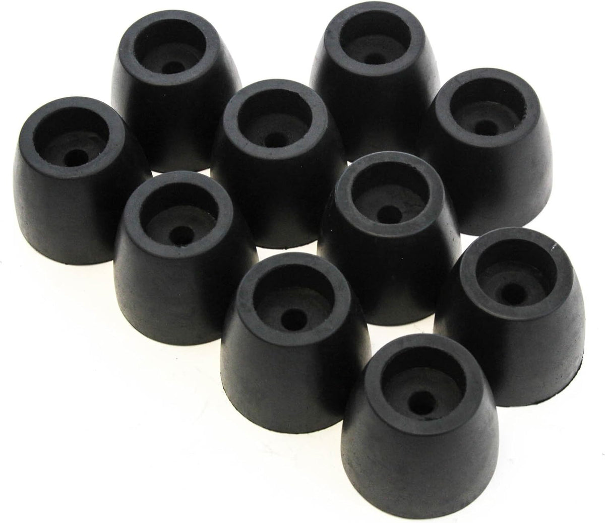 10 Rubber Bumpers Trailer Compatible with Ramp Door Truck 2 Inches Thick Cone Replacement Cargo Stop Pack of 2 G7474