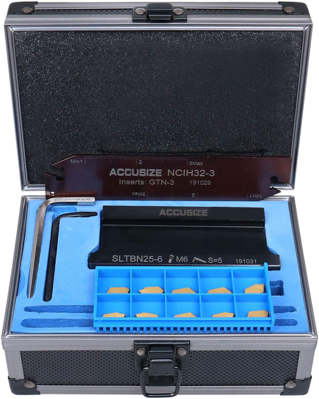 1'' Self-Lock Block with 10 Pcs Carbide Inserts and 1 Pc Blade Y7429