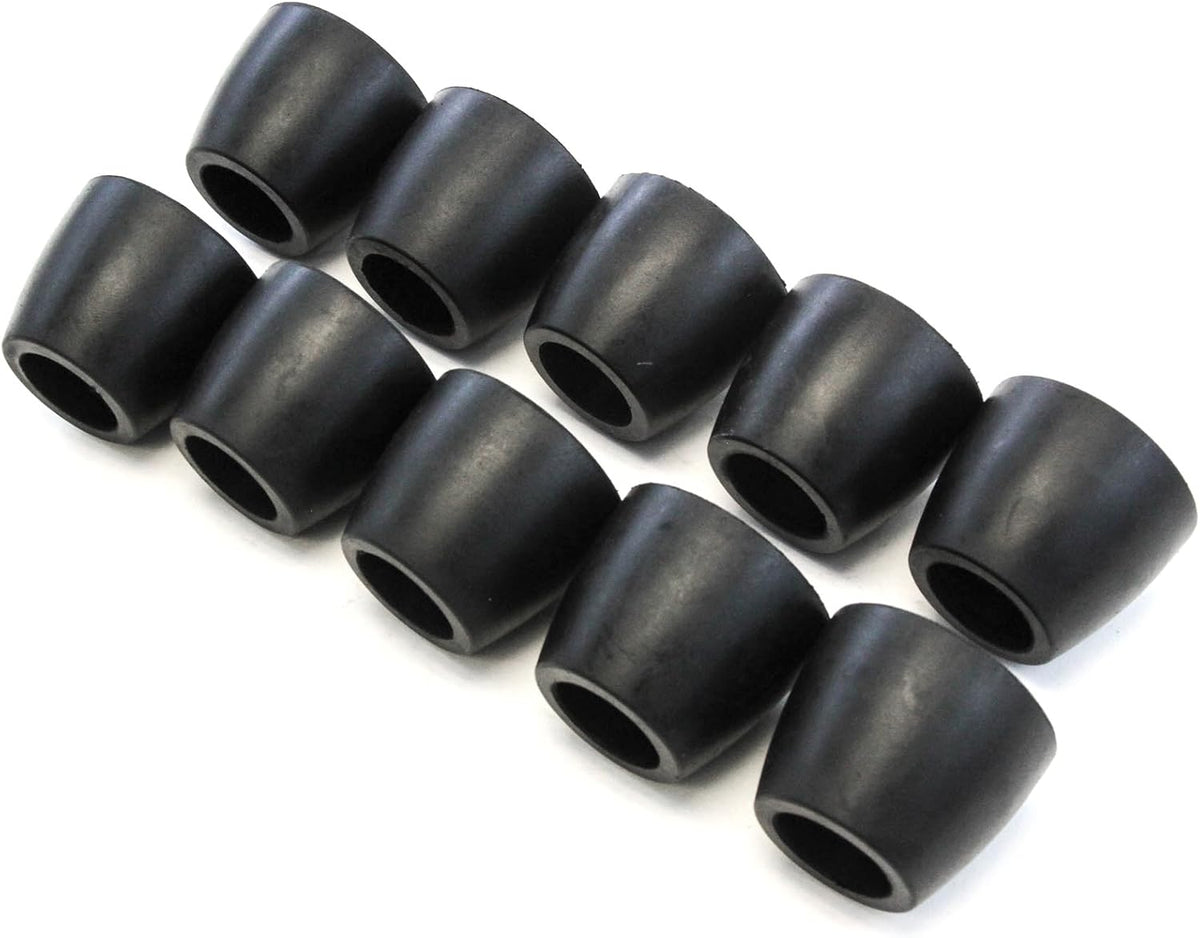 10 Rubber Bumpers Trailer Compatible with Ramp Door Truck 2 Inches Thick Cone Replacement Cargo Stop Pack of 2 G7474