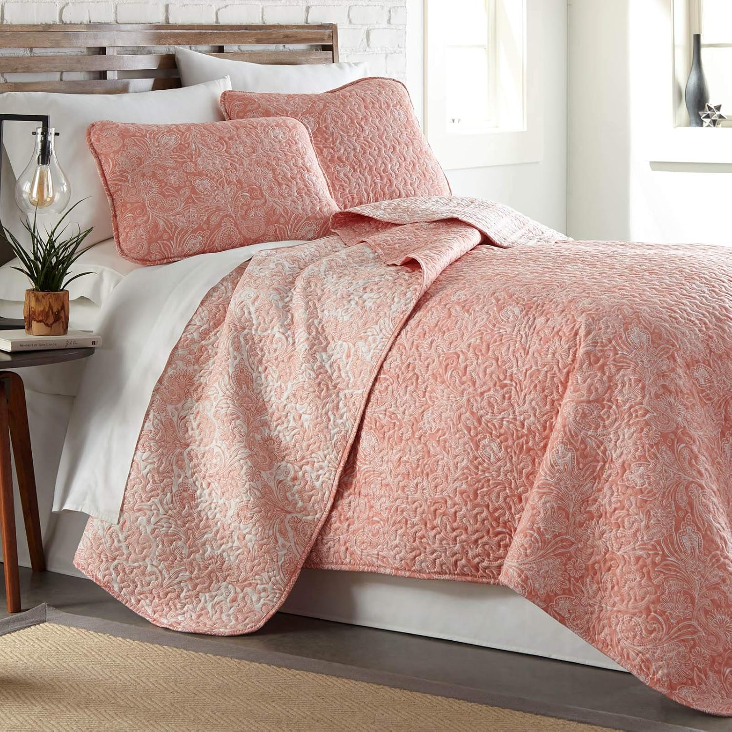 Aqua Oversized Quilt Cover Set with 2 Shams X416