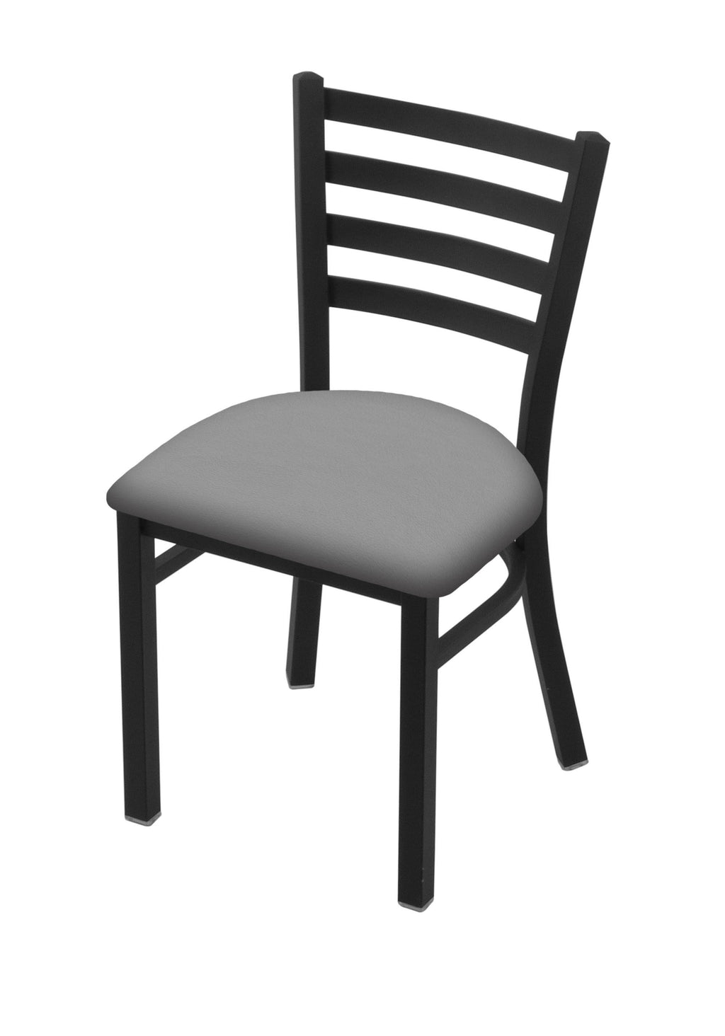 Black Wrinkle Finish Chair with Canter Red Seat D882