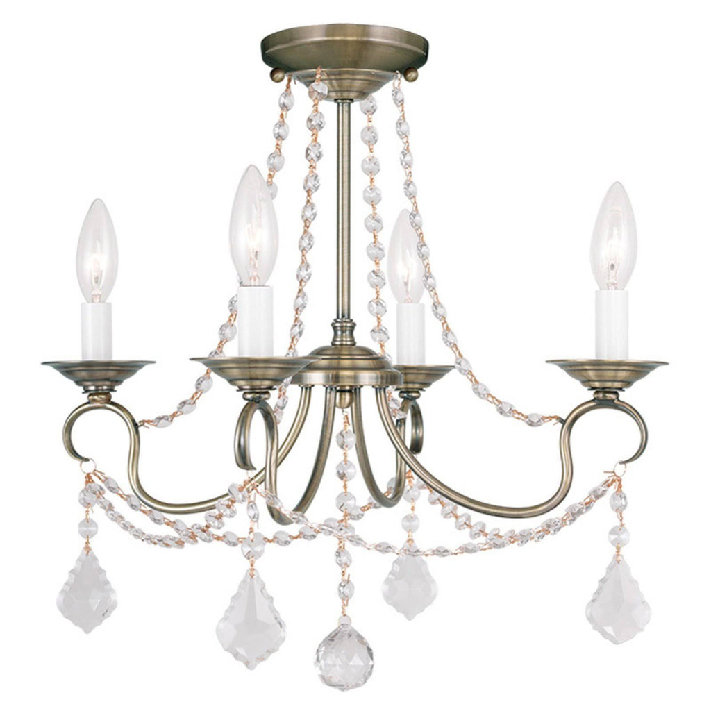 4-Light Convertible Ceiling Light Z2752