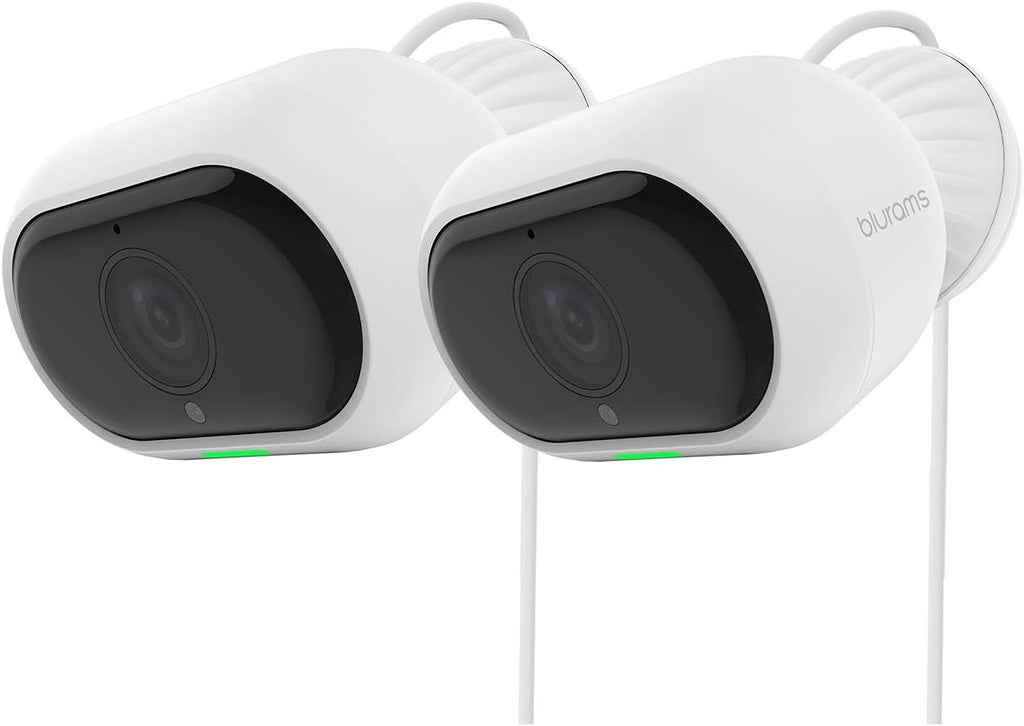 2pc Outdoor Security Camera System 1080p FHD with Two-Way Audio and Starlight Night Vision S2792