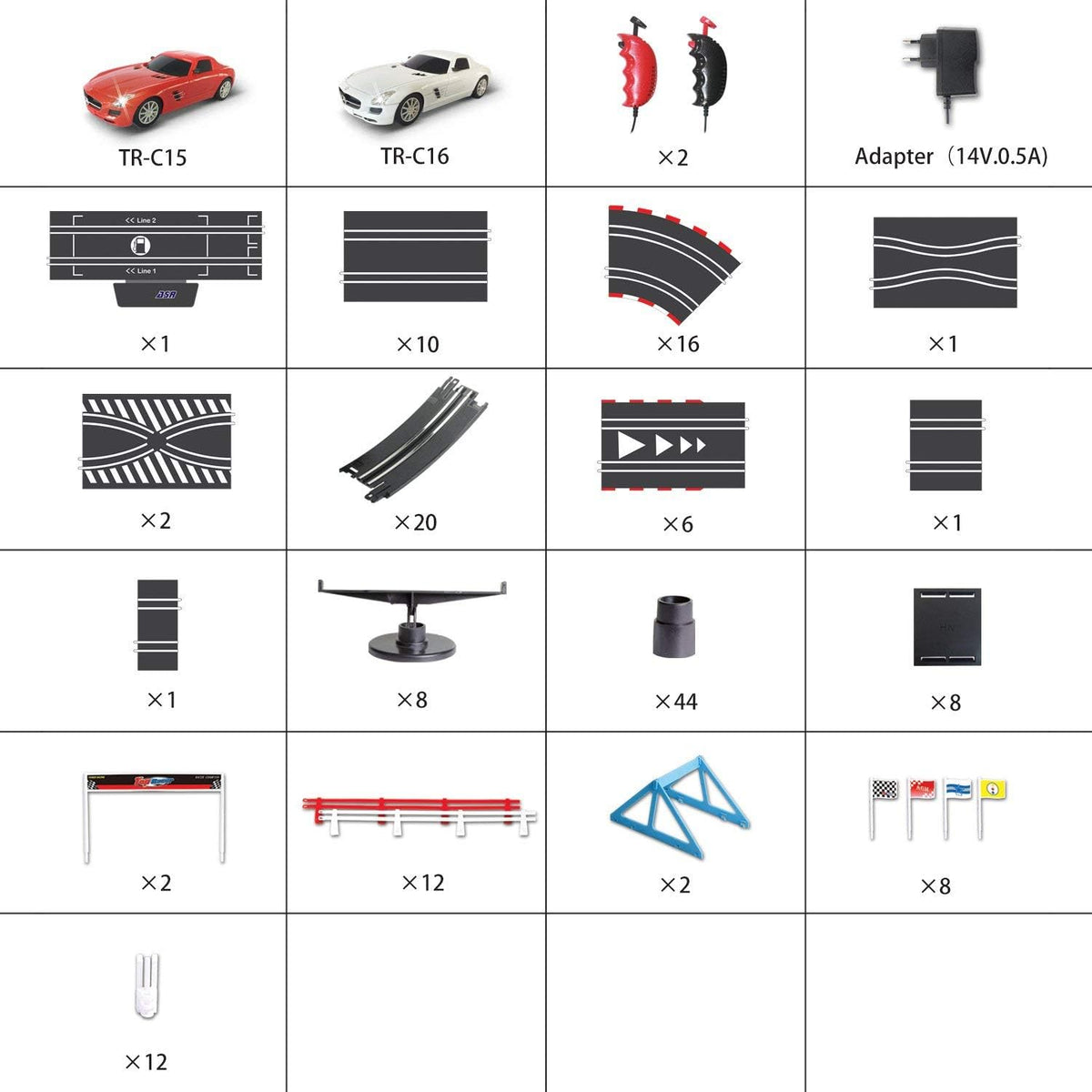 Slot Car Set 1:43 Scale K68334