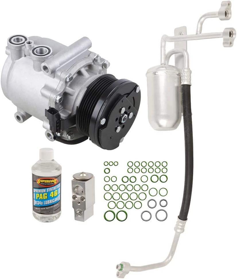 AC Compressor & A/C Kit For Ford Expedition & Lincoln Navigator 2005 2006 w/Rear AC X19761