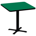 Green 30x22 Square Bar and Caf Table H4816