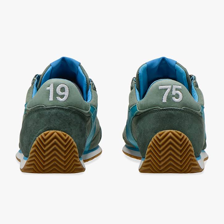 Stone Wash Green Canvas Shoes T673