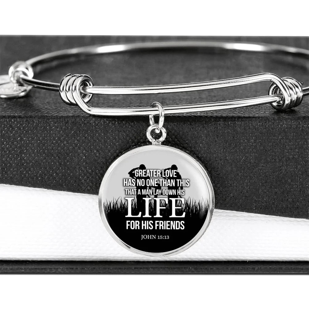 Stainless Steel or 18k Gold Circle Bangle Bracelet Y188862