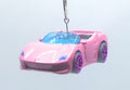 Pink Barbie Extra Convertible Christmas Ornament H9807