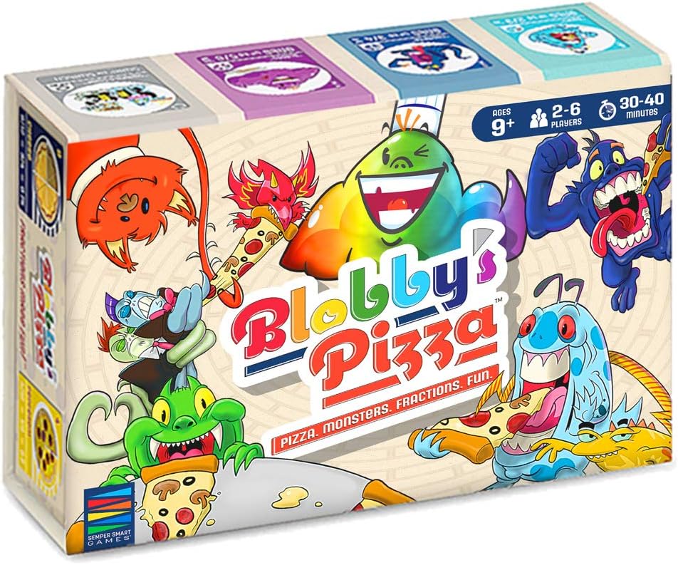 Pizza Math Card Game Pack of 2 M293