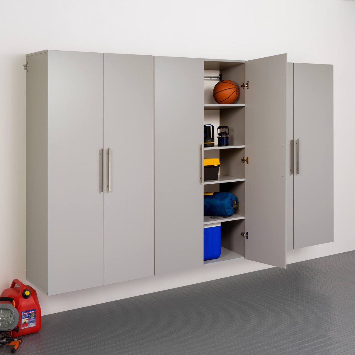 Large Light Gray Storage Cabinet Y235452