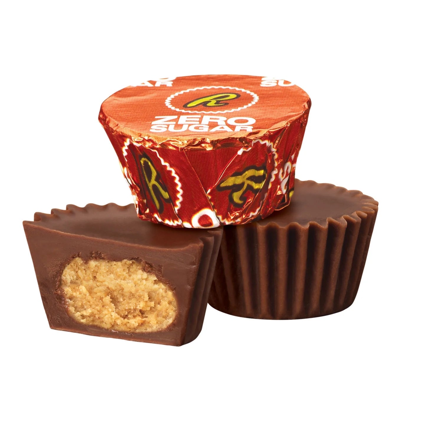 Zero Sugar Peanut Butter Cups Candy, Bag 5.1 oz F306936