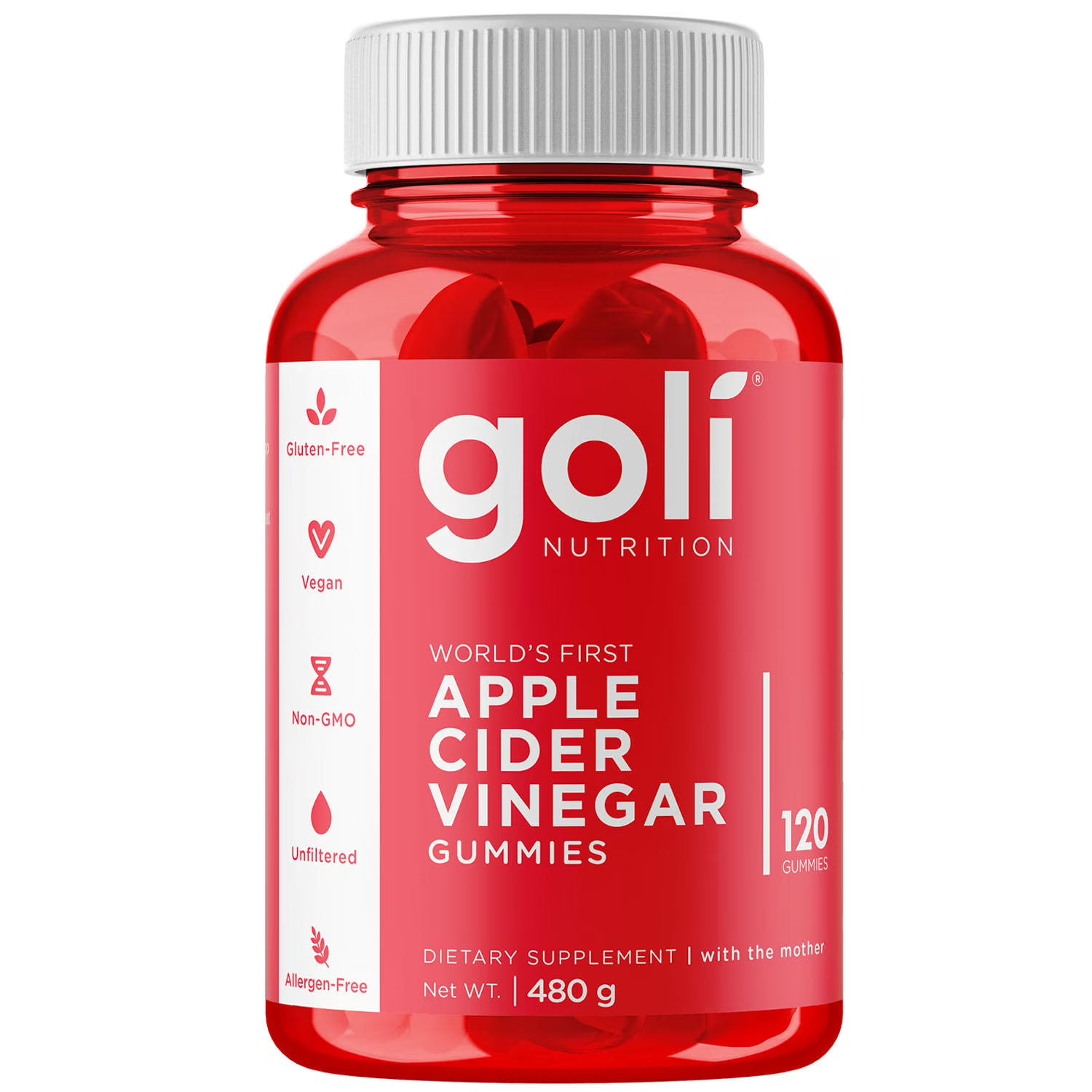 Apple Cider Vinegar Gummies, 120 Count A28839