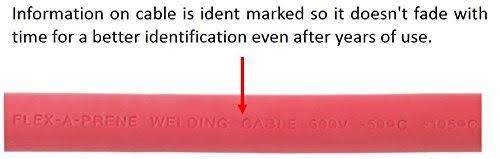Red 4 Gauge AWG Welding Cable 600 V (200 Feet) A4413