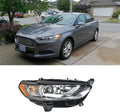 Replacement Halogen Projector Chrome Headlight Assembly for Ford Fusion E972
