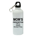 White Aluminum Sports 20 oz Water Bottle R985898