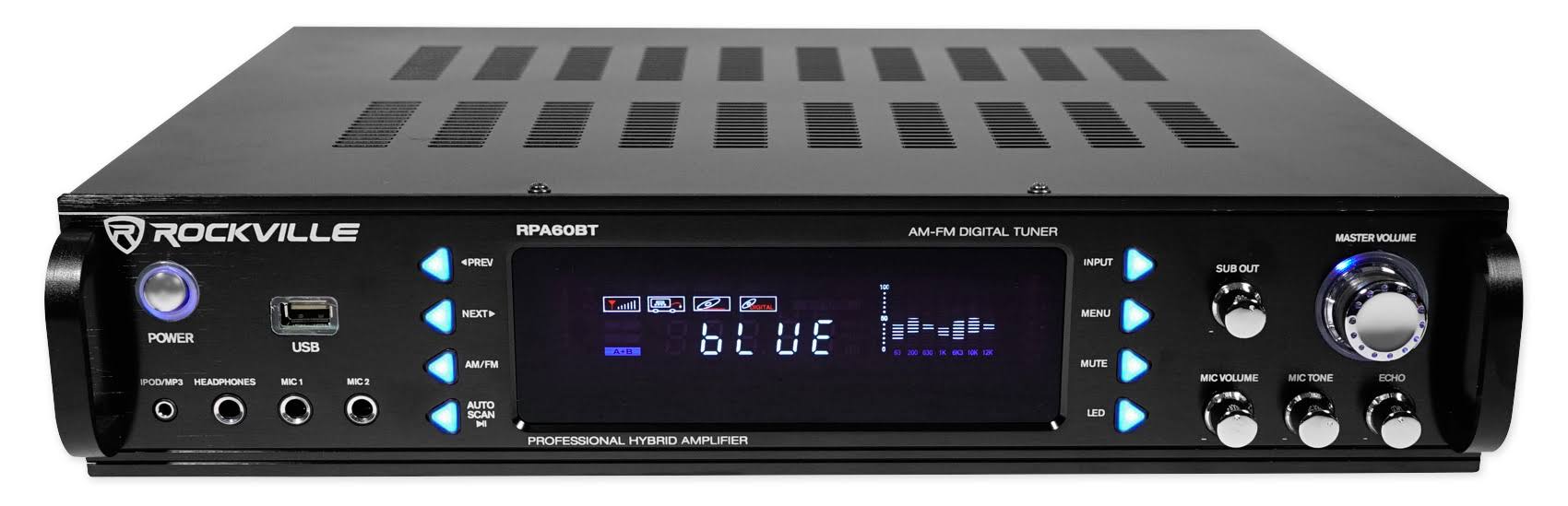 12 3-Way 1000W PA Speakers with Bluetooth Amplifier W146